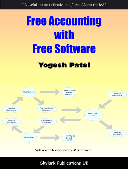 Free Accounting with Free Software book by Yogesh Patel based on Adminsoft Accounts