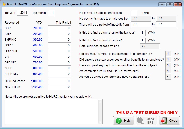 Employer Payment Summary
