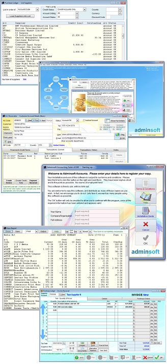 Free accounts software screen shots