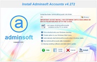Installing Adminsoft Accounts