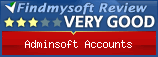 Adminsoft Accounts rated Very Good on FindMySoft